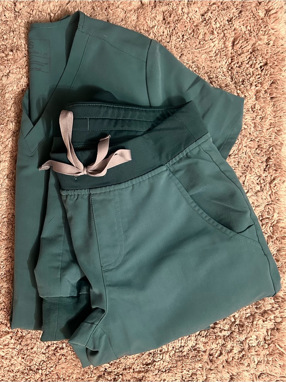 🩶🤍Seaglass color Figs scrub set🤍🩶